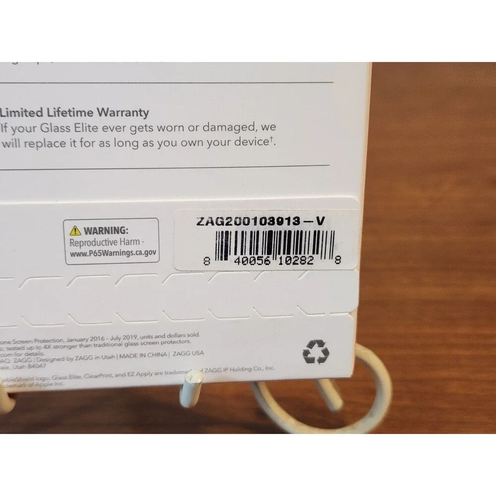 Zagg Invisible Shield Glass Elite For iPhone 11/XR Sealed New